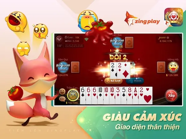 game bài tiến lên - Tiến Lên Solo (1v1)