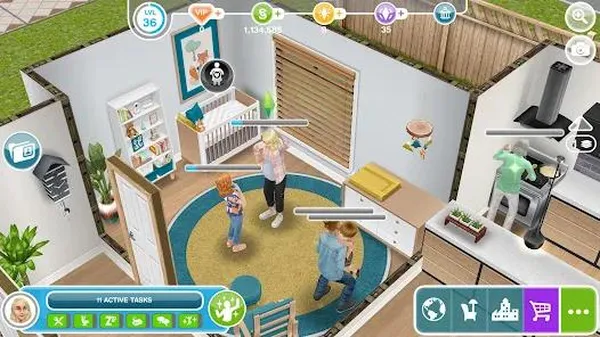 game trang trí - The Sims FreePlay