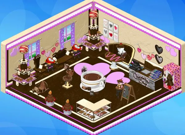 game valentine - Chocolate Shop